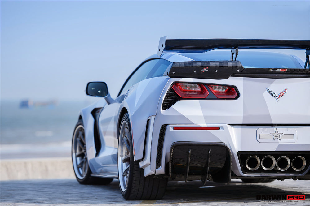 2013-2019 Corvette C7 Z51 Grandsport Z06 BKSS Style Trunk Wing Spoiler - DarwinPRO Aerodynamics