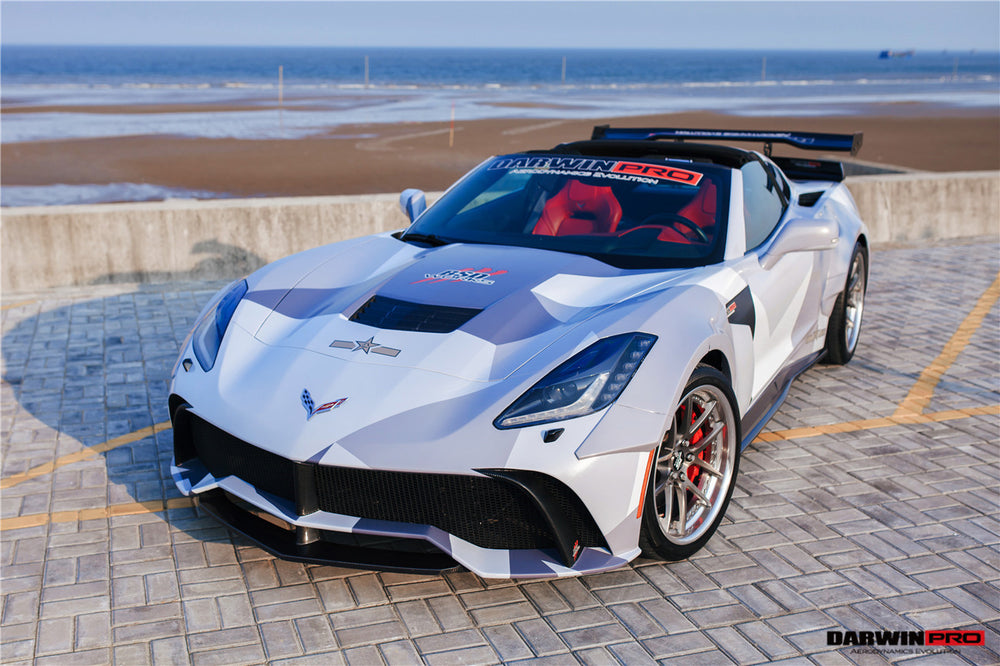 2013-2019 Corvette C7 Z51 Grandsport Z06 BKSS Style Trunk Wing Spoiler - DarwinPRO Aerodynamics