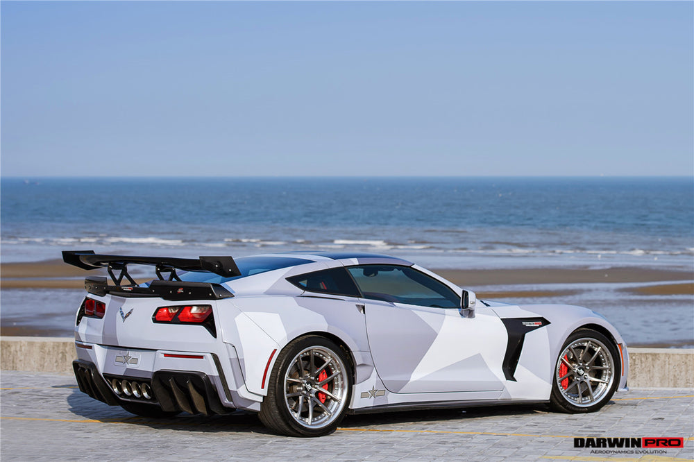2013-2019 Corvette C7 Z51 Grandsport Z06 BKSS Style Trunk Wing Spoiler - DarwinPRO Aerodynamics