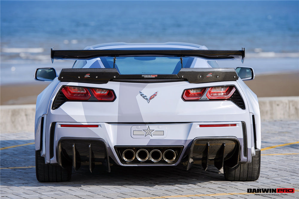 2013-2019 Corvette C7 Z51 Grandsport Z06 BKSS Style Trunk Wing Spoiler - DarwinPRO Aerodynamics