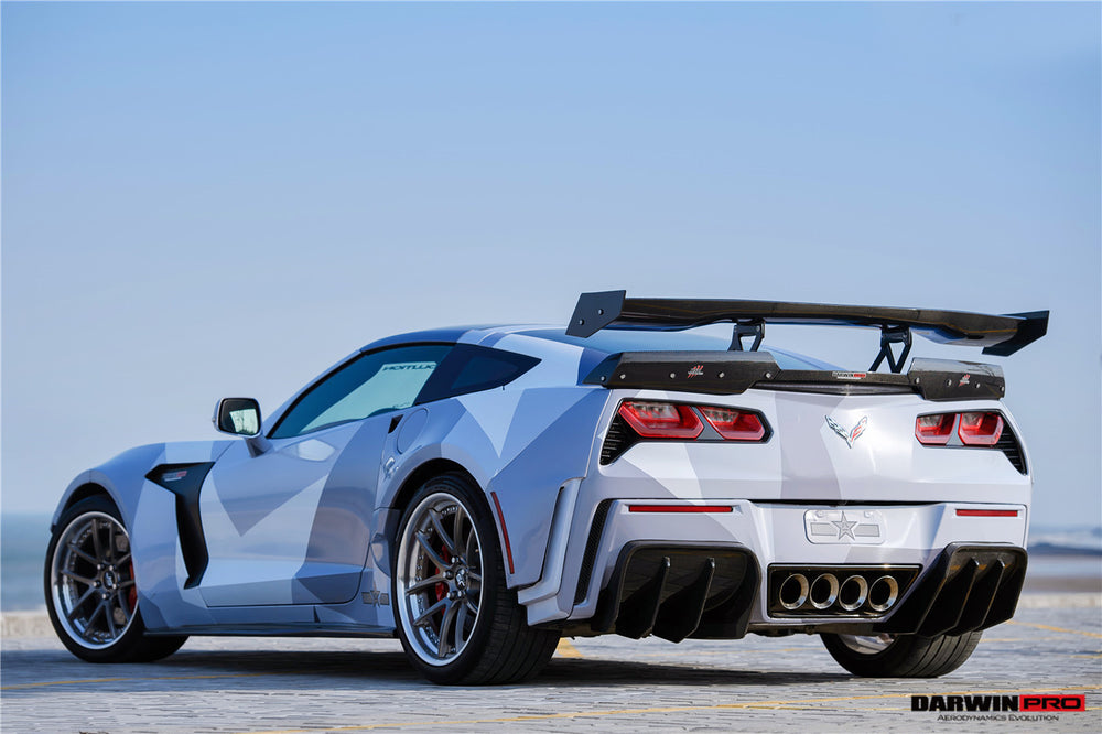 2013-2019 Corvette C7 Z51 Grandsport Z06 BKSS Style Trunk Wing Spoiler - DarwinPRO Aerodynamics