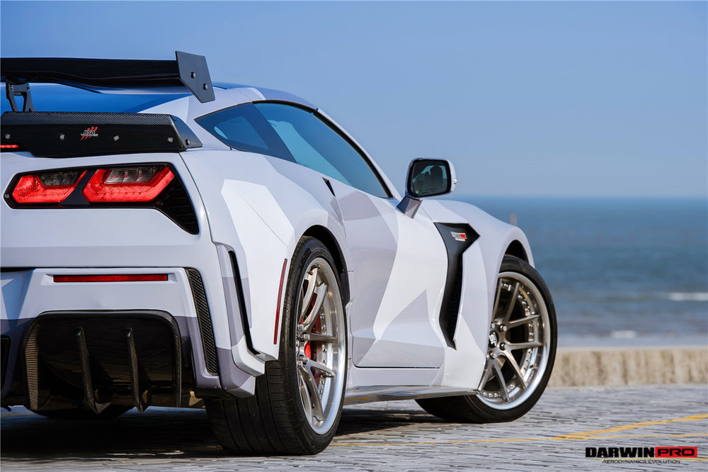 2013-2019 Corvette C7 Z51 Grandsport Z06 BKSS Style Trunk Wing Spoiler - DarwinPRO Aerodynamics