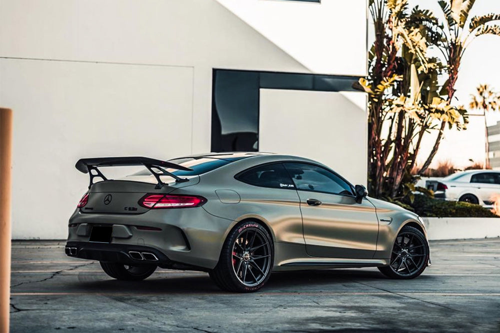 Real Carbon Fiber Trunk Spoiler For Mercedes-Benz W205 C-Class Coupe (2015-2021)
