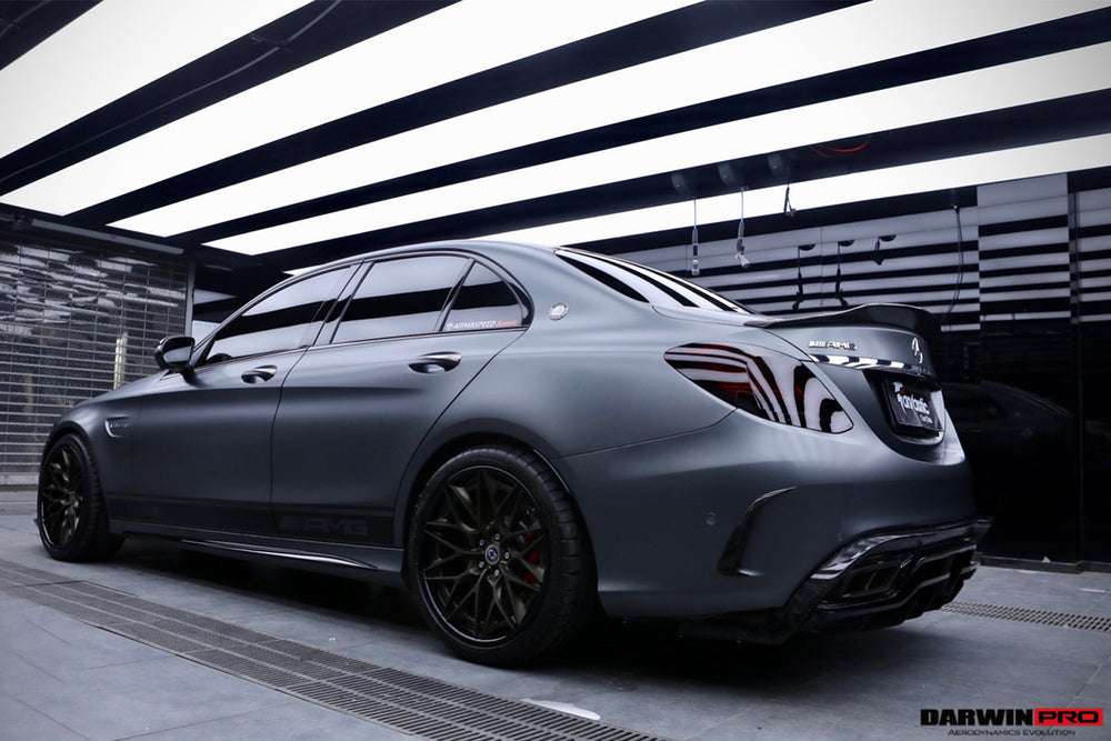 2015-2021 Mercedes Benz W205 C63 S AMG Sedan IMP Performance Carbon Fiber Rear Diffuser - DarwinPRO Aerodynamics