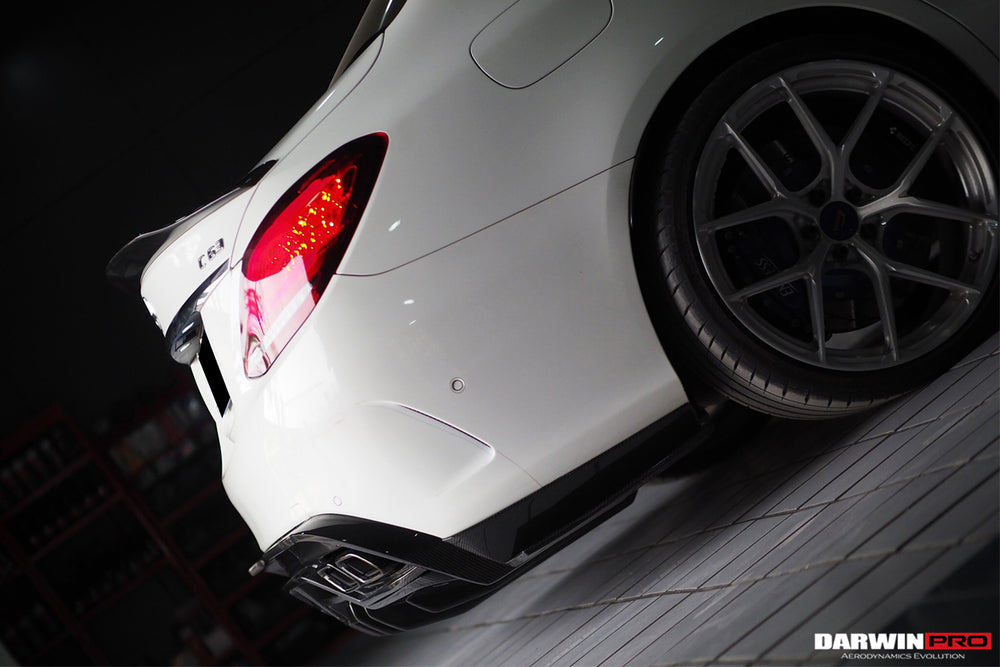 2015-2021 Mercedes Benz W205 C63 S AMG Sedan IMP Performance Carbon Fiber Rear Diffuser with Caps