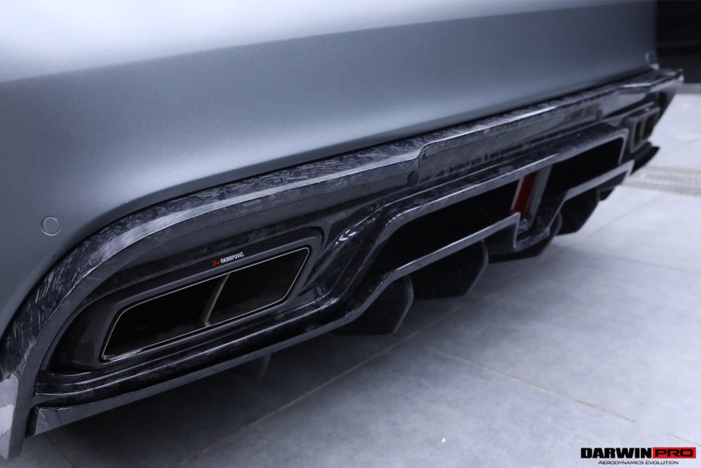 2015-2021 Mercedes Benz W205 C63 S AMG Sedan IMP Performance Carbon Fiber Rear Diffuser - DarwinPRO Aerodynamics