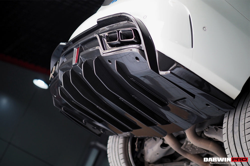 2015-2021 Mercedes Benz W205 C63 S AMG Sedan IMP Performance Carbon Fiber Rear Diffuser - DarwinPRO Aerodynamics