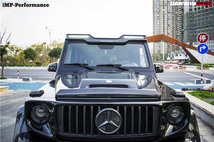 2006-2018 Mercedes Benz W463 G Class Wagon IMP Performance Front Roof Spoiler - DarwinPRO Aerodynamics