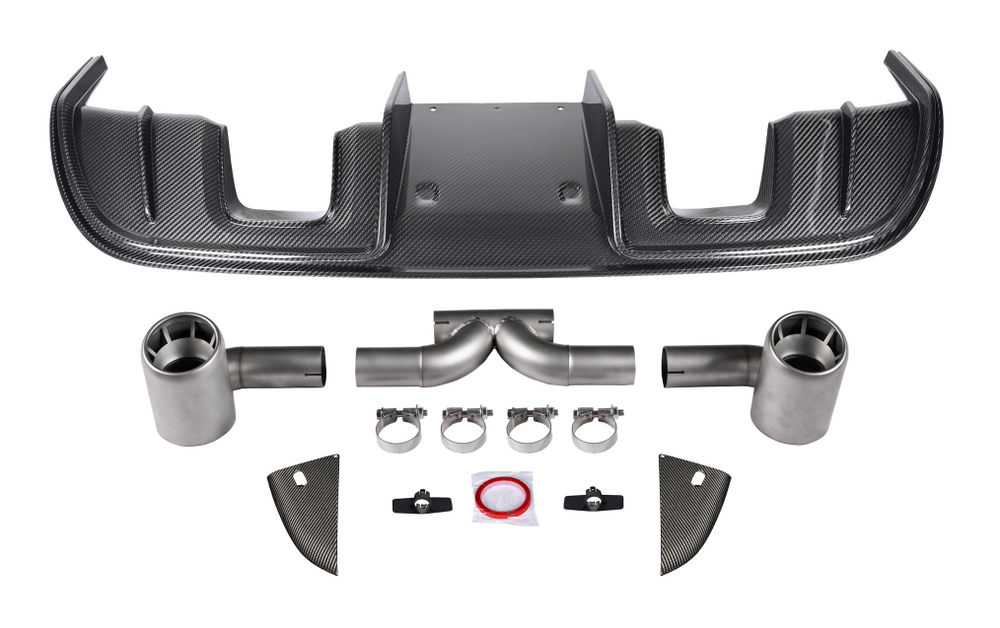 2016-2025 Porsche 718 Cayman Boxster GT4RS Style Autoclave Carbon Fiber ...