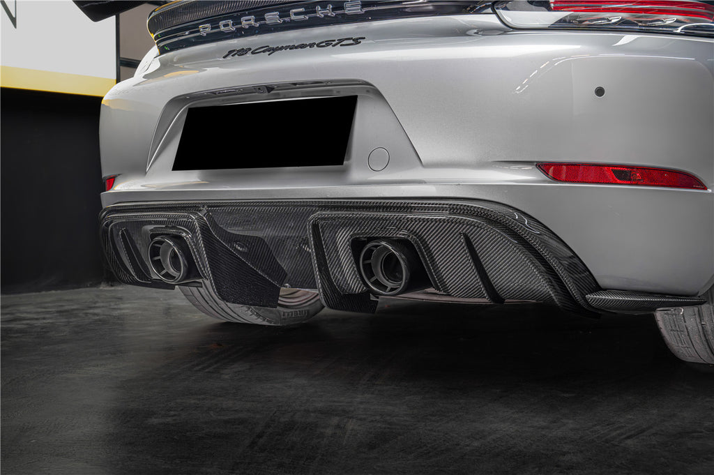2016-2025 Porsche 718 Cayman Boxster GT4RS Style Autoclave Carbon Fiber ...