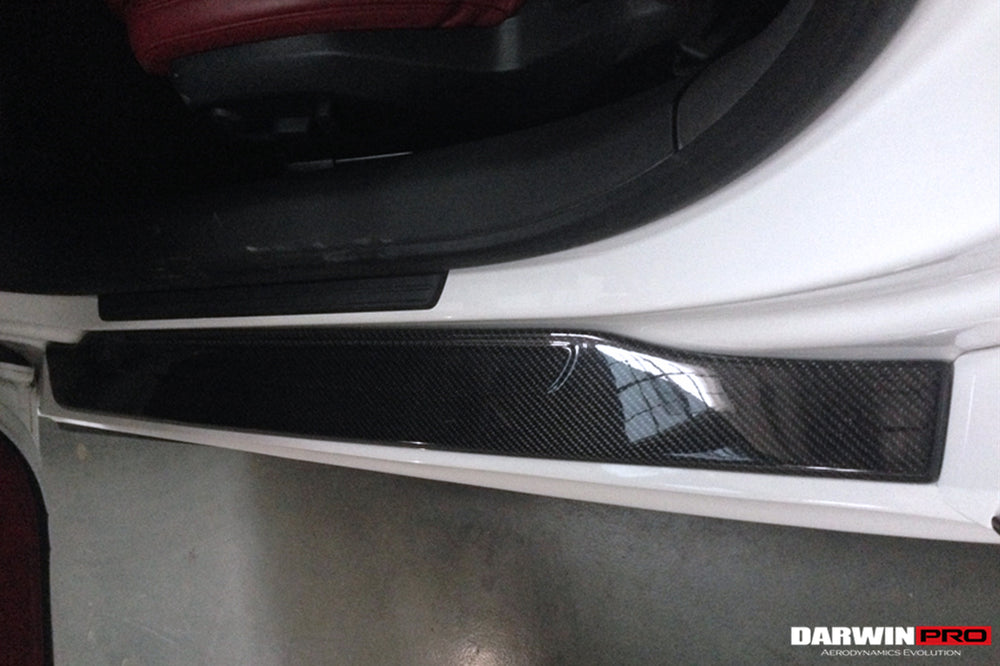2006-2015 Audi R8 Coupe & Spyder P Style Carbon Fiber Door Sills Steps Cover