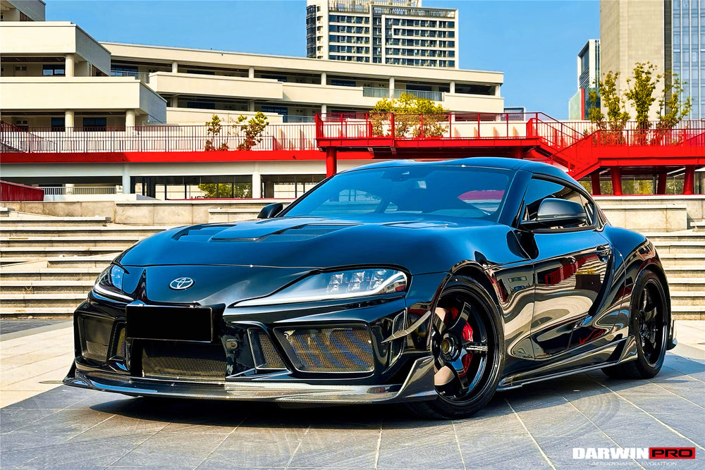 2019-UP Toyota GR Supra (J29 & DB) A90 A91 BKSSII Style Partial Carbon Fiber Front Bumper