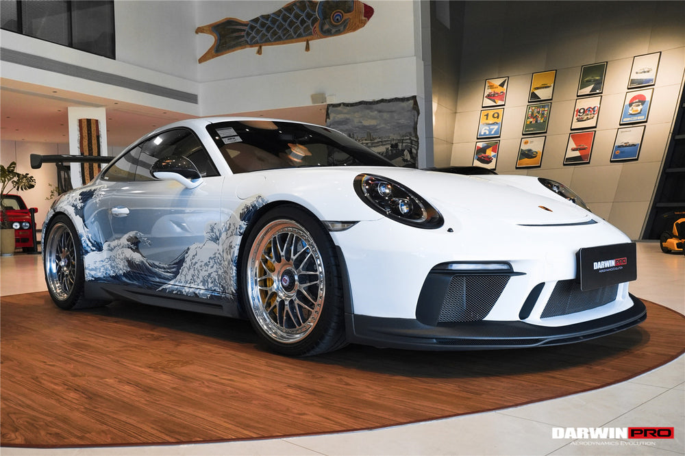 DarwinPRO 2017-2019 Porsche 911 991.2 GT3 Solo kit de carrocería blanda de fibra de carbono estilo BKSS