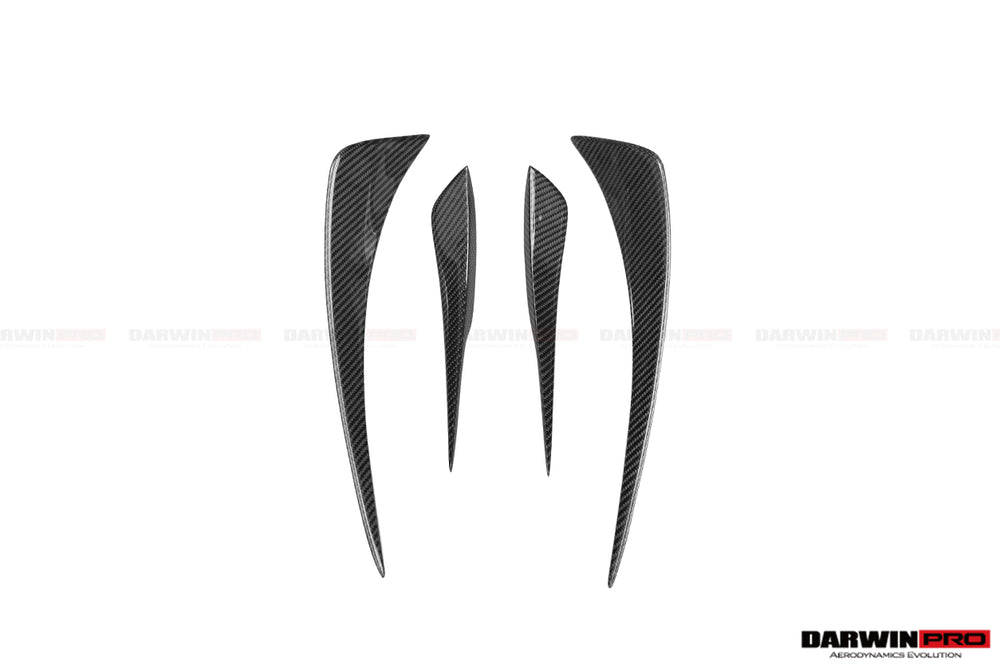 2014-2018 BMW i8 BZK Carbon Fiber Rear Canards - DarwinPRO Aerodynamics