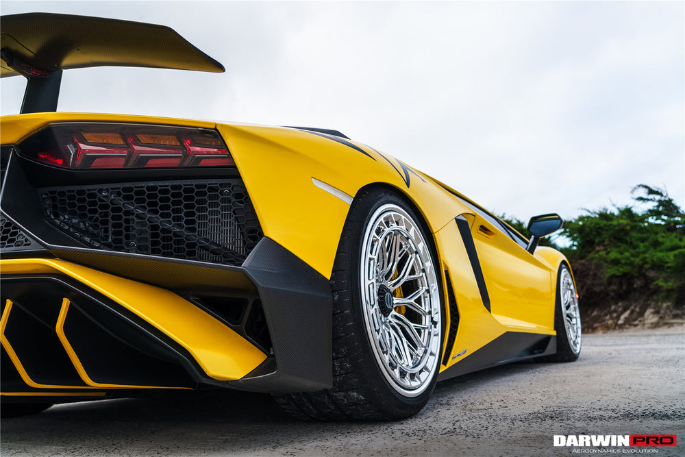 DarwinPRO 2011-2016 Lamborghini Aventador LP700 LP740 Coupe & Roadster SV Style Rear Bumper