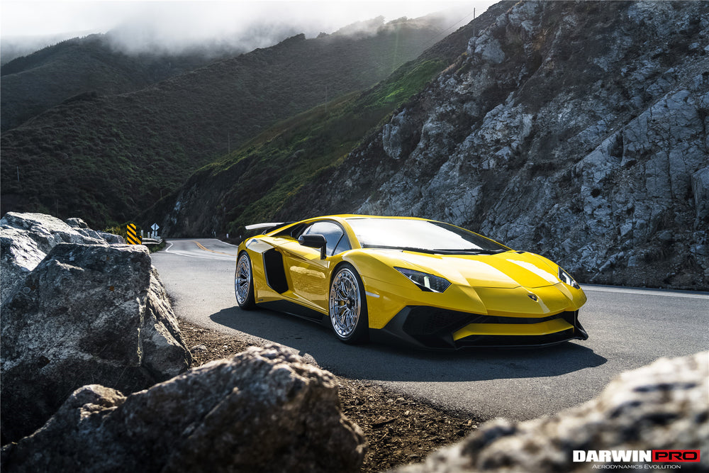 Parachoques delantero estilo SV para Lamborghini Aventador LP700 LP740 Coupe y Roadster DarwinPRO 2011-2021