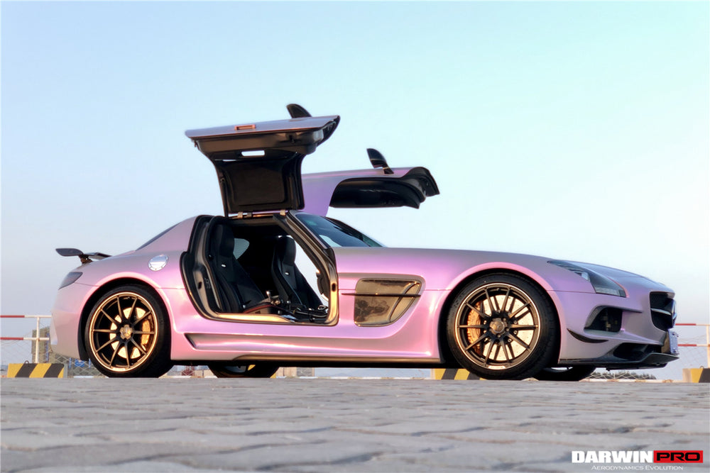 Alerón de maletero de fibra de carbono estilo BKSS para Mercedes Benz W197 SLS AMG 2010-2015