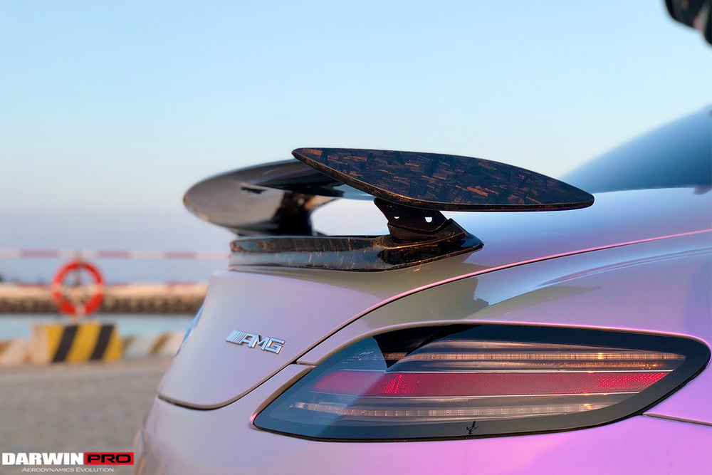 Alerón de maletero de fibra de carbono estilo BKSS para Mercedes Benz W197 SLS AMG 2010-2015