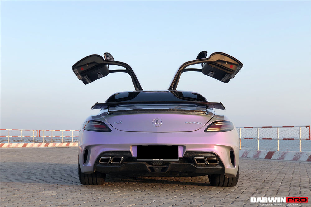 DarwinPRO 2010-2015 Mercedes Benz W197 SLS AMG BKSS Style Carbon Fiber Trunk Spoiler - DarwinPRO Aerodynamics