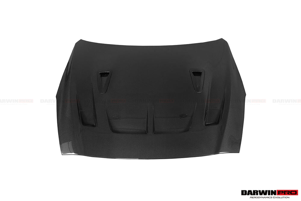 DarwinPRO 2008-2023 Nissan GTR R35 CBA DBA EBA BKSSII Style Carbon Fiber Hood