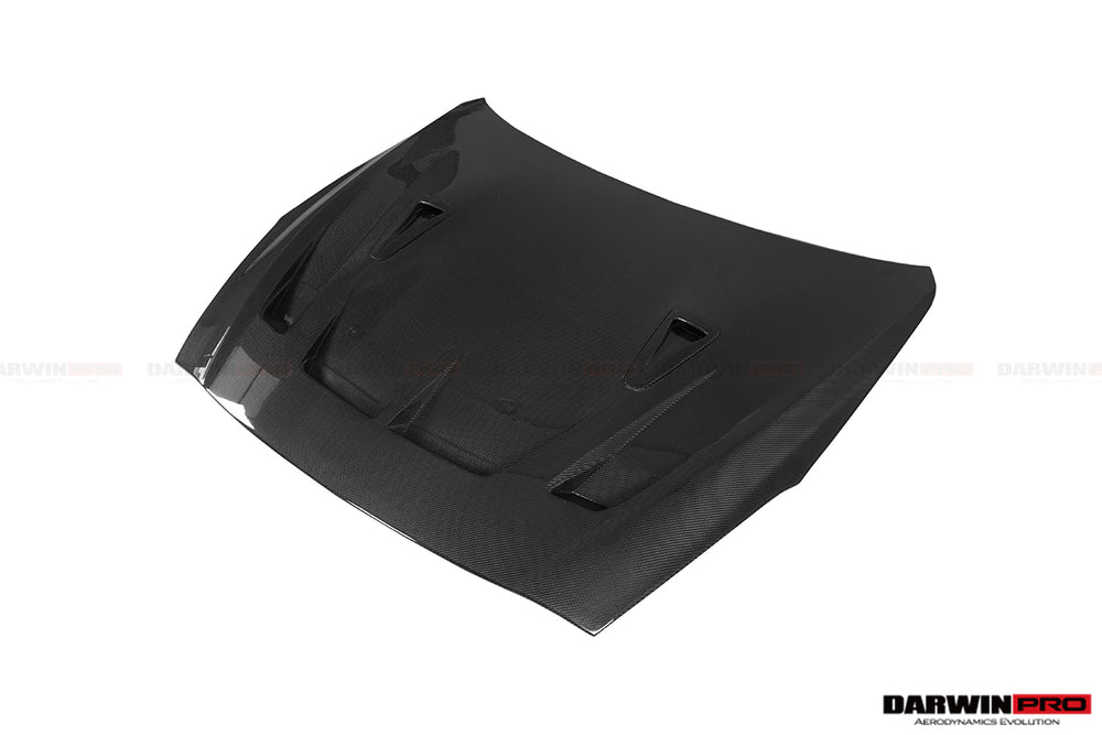 DarwinPRO 2008-2023 Nissan GTR R35 CBA DBA EBA BKSSII Style Carbon Fiber Hood