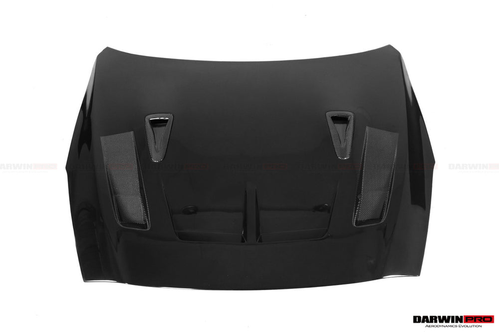 DarwinPRO 2008-2023 Nissan GTR R35 CBA DBA EBA BKSSII Style Carbon Fiber Hood