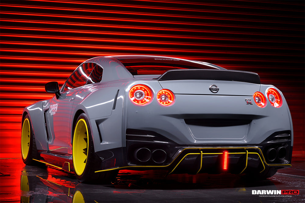 DarwinPRO 2008-2022 Nissan GTR R35 CBA & DBA & EBA BKSSII Style Partial Carbon Fiber Full Wide Body Kit - DarwinPRO Aerodynamics