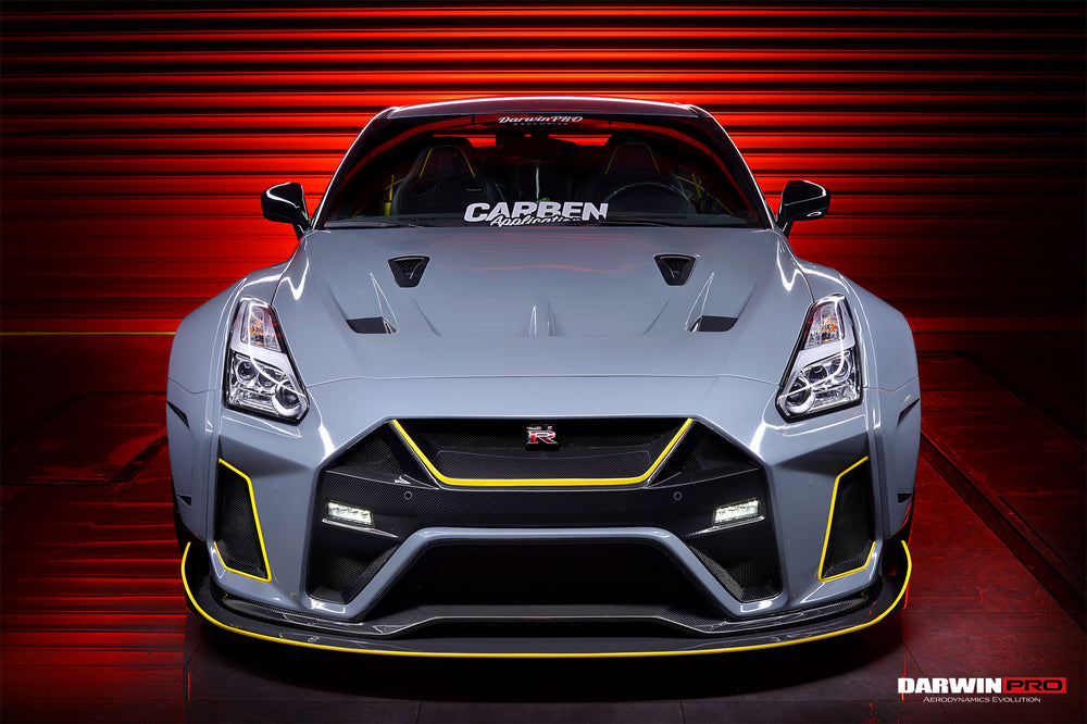 DarwinPRO 2008-2022 Nissan GTR R35 CBA & DBA & EBA BKSSII Style Carbon Fiber Hood