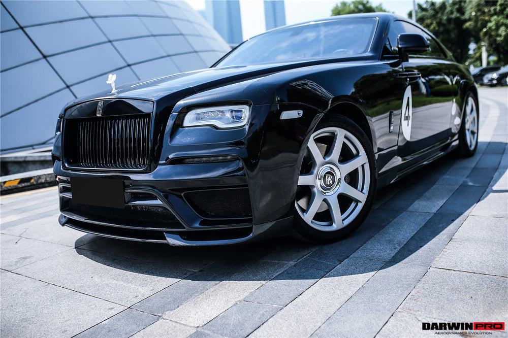 DarwinPRO 2016-2020 Rolls-Royce Wraith & Dawn - BKSS Portion Carbon Fiber Front Bumper - DarwinPRO Aerodynamics