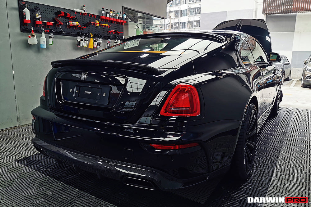 DarwinPRO 2016-2020 Rolls-Royce Wraith BKSS Style Carbon Fiber Roof Spoiler - DarwinPRO Aerodynamics