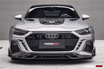  DarwinPRO 2019-2025 Audi RS7 Quattro & RS6 Avant C8 IMP Performance Ver.2 Front Bumper - DarwinPRO Aerodynamics 