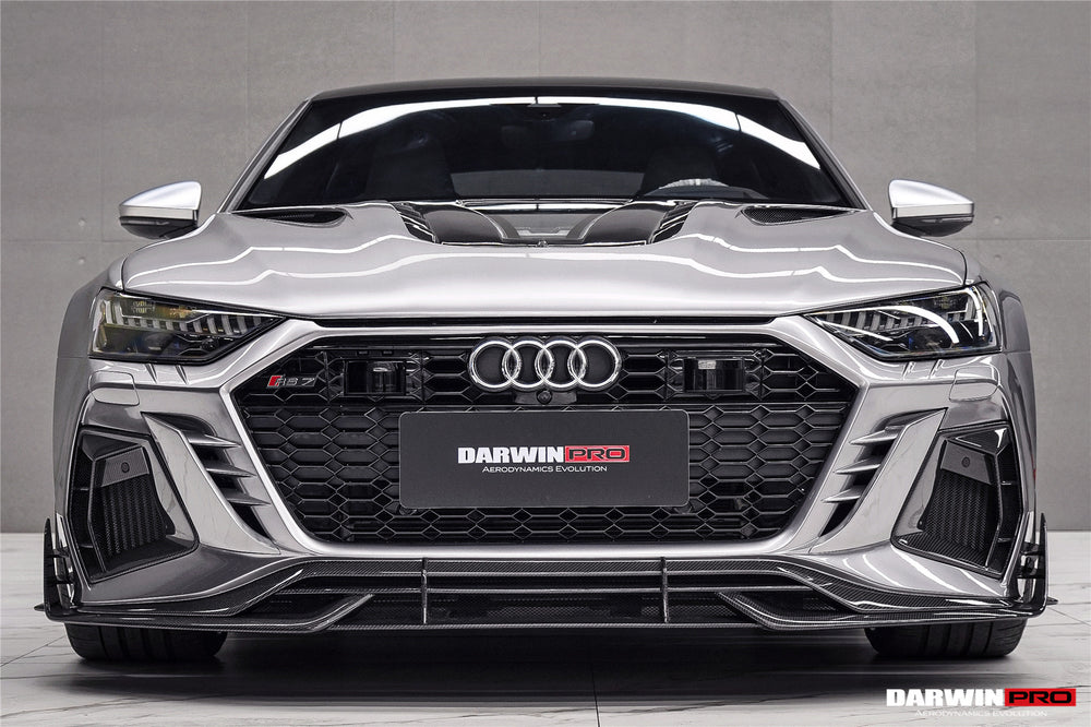 DarwinPRO 2019-2025 Audi RS7 Quattro & RS6 Avant C8 IMP Performance Ver.2 Front Bumper - DarwinPRO Aerodynamics