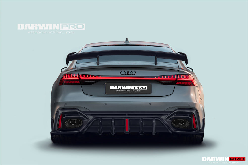 Difusor trasero de alto rendimiento DarwinPRO 2019-2025 Audi RS7 C8 Quattro IMP