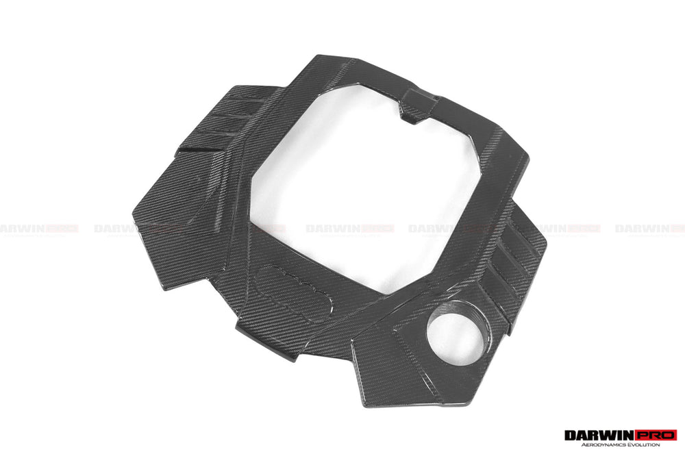 Reemplazo de cubierta de motor de fibra de carbono seca estilo OEM Audi RS7 C8 Quattro 2019-2025 de DarwinPRO