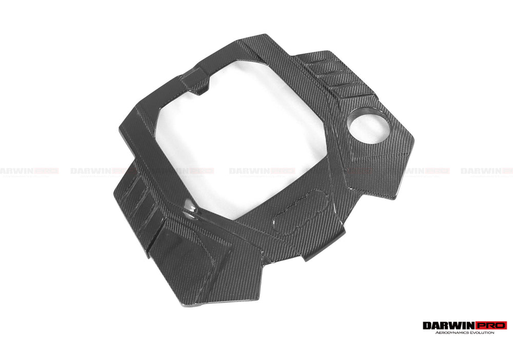 DarwinPRO 2019-2025 Audi RS6 Avant C8 & RS7 C8 Quattro OEM Style Dry Carbon Fiber Engine Cover Replacement