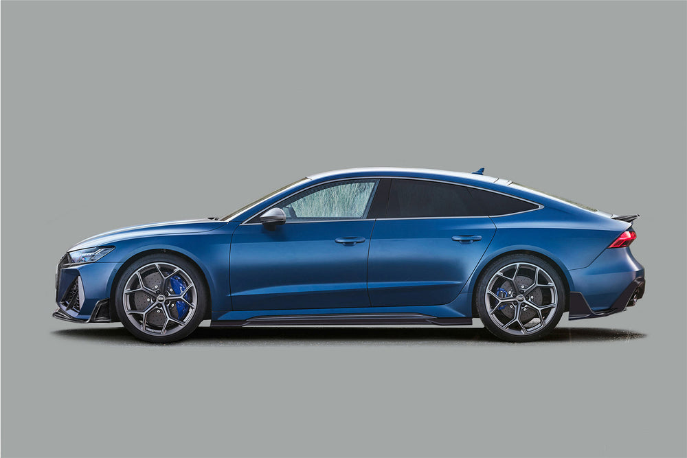 Faldones laterales debajo del tablero DarwinPRO 2019-2025 Audi RS7 C8 Quattro IMP Performance Ver.2