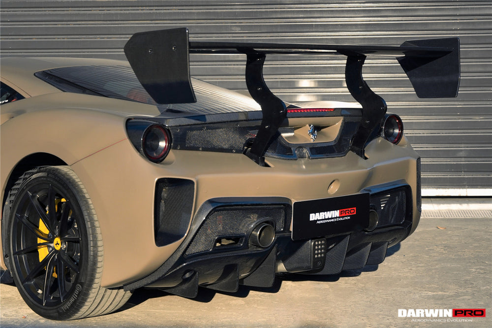 2015-2020 Ferrari 488 GTB Challenge Evo Modena Style Rear Bumper With ...