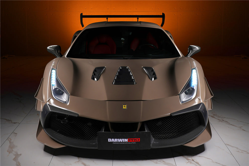 DarwinPRO 2015-2020 Ferrari 488 GTB & Spyder Challenge Evo Modena Style Front Bumper