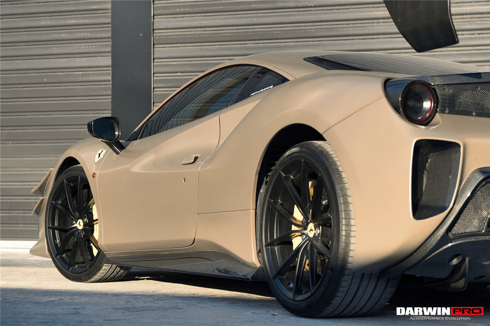 Faldones laterales DarwinPRO 2015-2020 Ferrari 488 GTB y Spyder Challenge Evo Modena Style