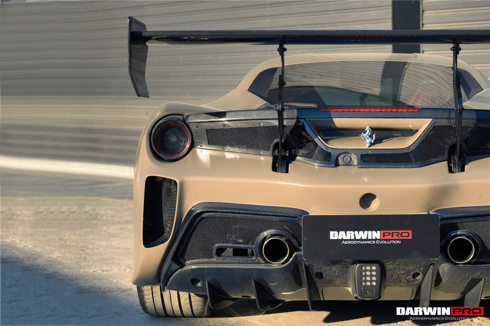 2015-2020 Ferrari 488 GTB Challenge Evo Modena Style Rear Bumper With ...
