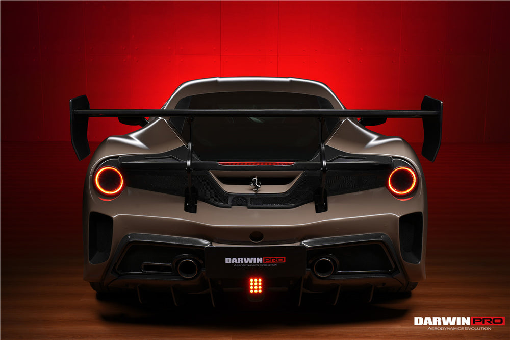 DarwinPRO 2015-2020 Ferrari 488 GTB & Spyder Challenge Evo Modena Style Wing - DarwinPRO Aerodynamics