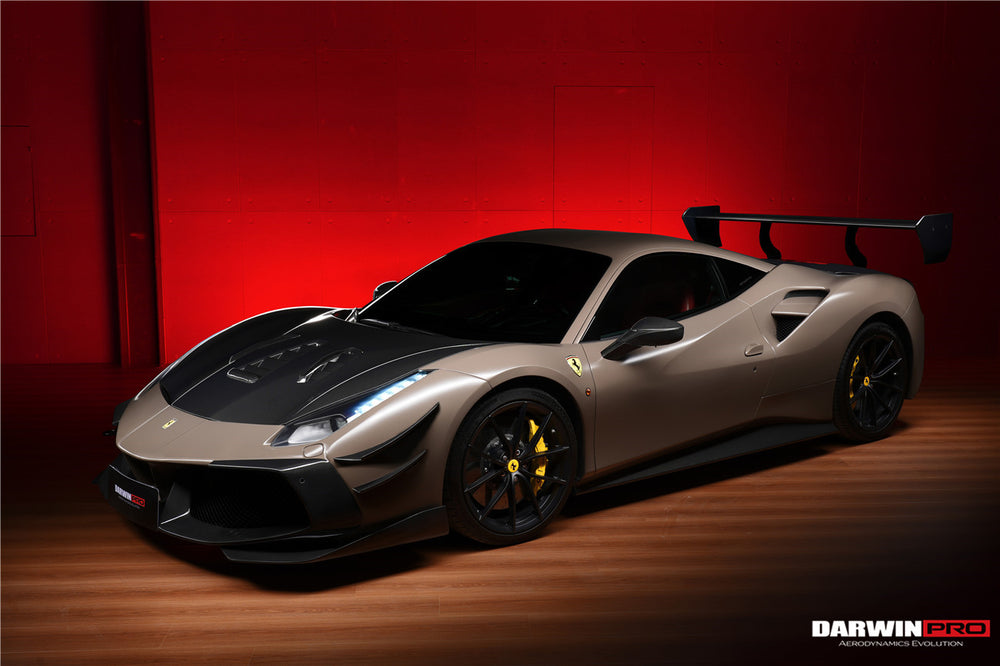 Alerón de estilo Módena DarwinPRO 2015-2020 para Ferrari 488 GTB y Spyder Challenge Evo