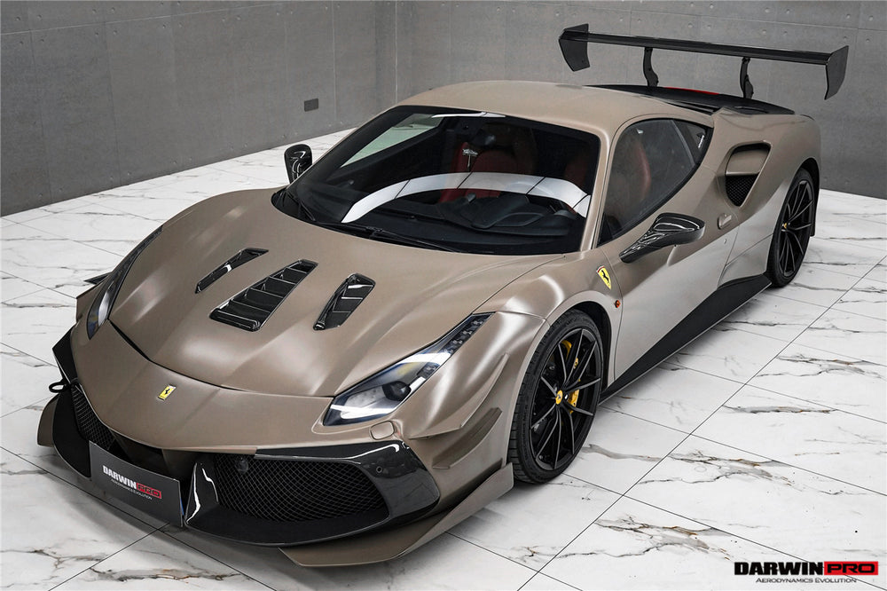 Faldones laterales DarwinPRO 2015-2020 Ferrari 488 GTB y Spyder Challenge Evo Modena Style