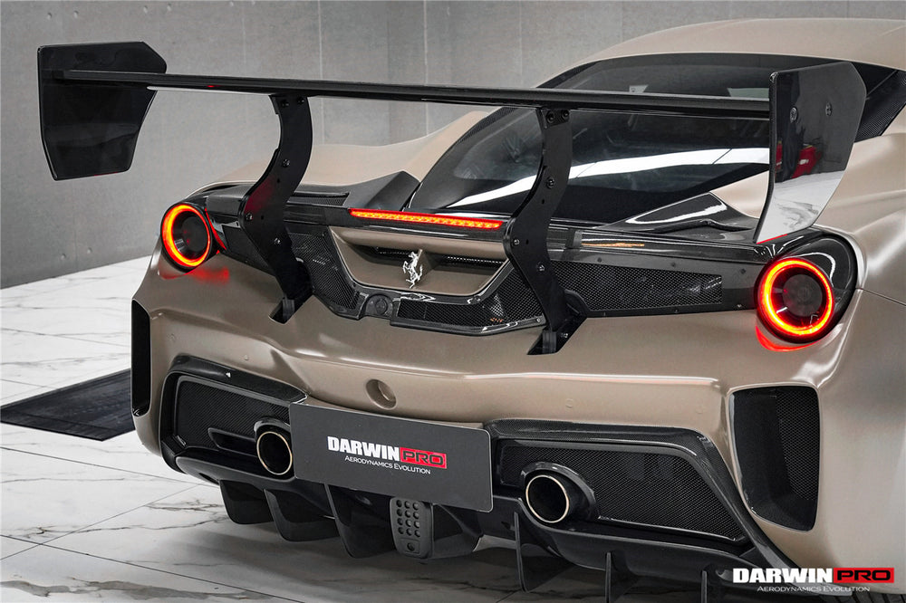 DarwinPRO 2015-2020 Ferrari 488 GTB & Spyder Challenge Evo Modena Style Wing