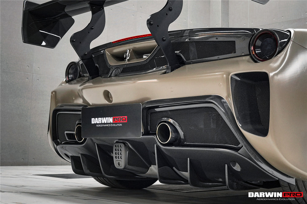 2015-2020 Ferrari 488 GTB Challenge Evo Modena Style Rear Bumper With ...