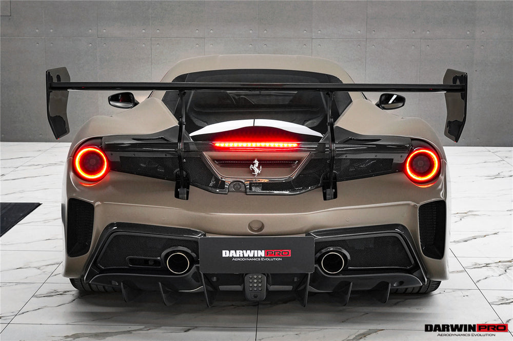 2015-2020 Ferrari 488 GTB Challenge Evo Modena Style Rear Bumper With ...