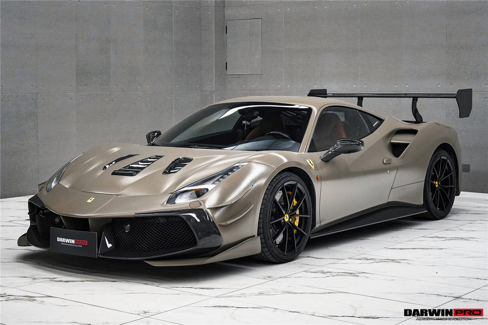 Faldones laterales DarwinPRO 2015-2020 Ferrari 488 GTB y Spyder Challenge Evo Modena Style