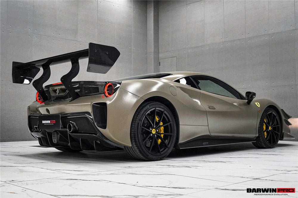 Alerón de estilo Módena DarwinPRO 2015-2020 para Ferrari 488 GTB y Spyder Challenge Evo