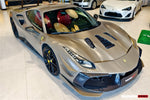  2015-2020 Ferrari 488 GTB & Spyder Challenge Evo Modena Style Hood - DarwinPRO Aerodynamics 