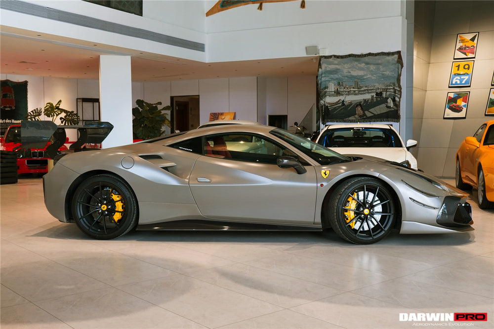 Faldones laterales DarwinPRO 2015-2020 Ferrari 488 GTB y Spyder Challenge Evo Modena Style